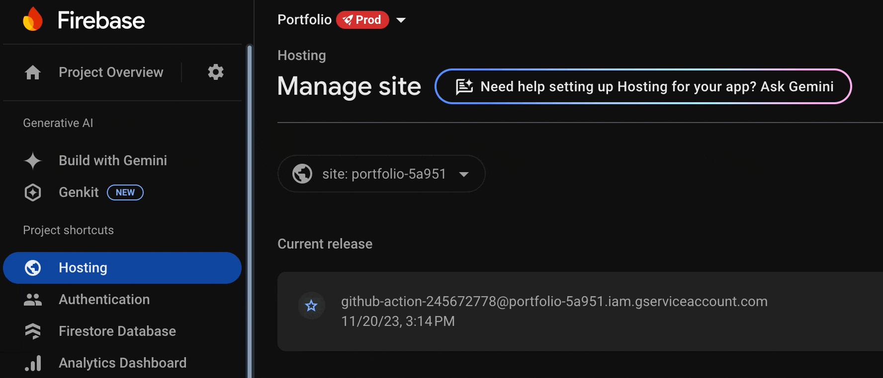 Site Dropdown